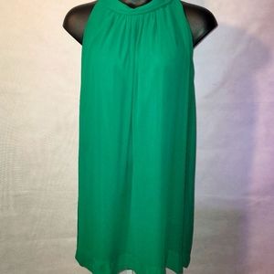 Eva Mendes collection Green dress with attached scarf.  Size 2XL